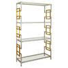 Silver and Gold Large Bookcase