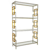 Silver and Gold Large Bookcase