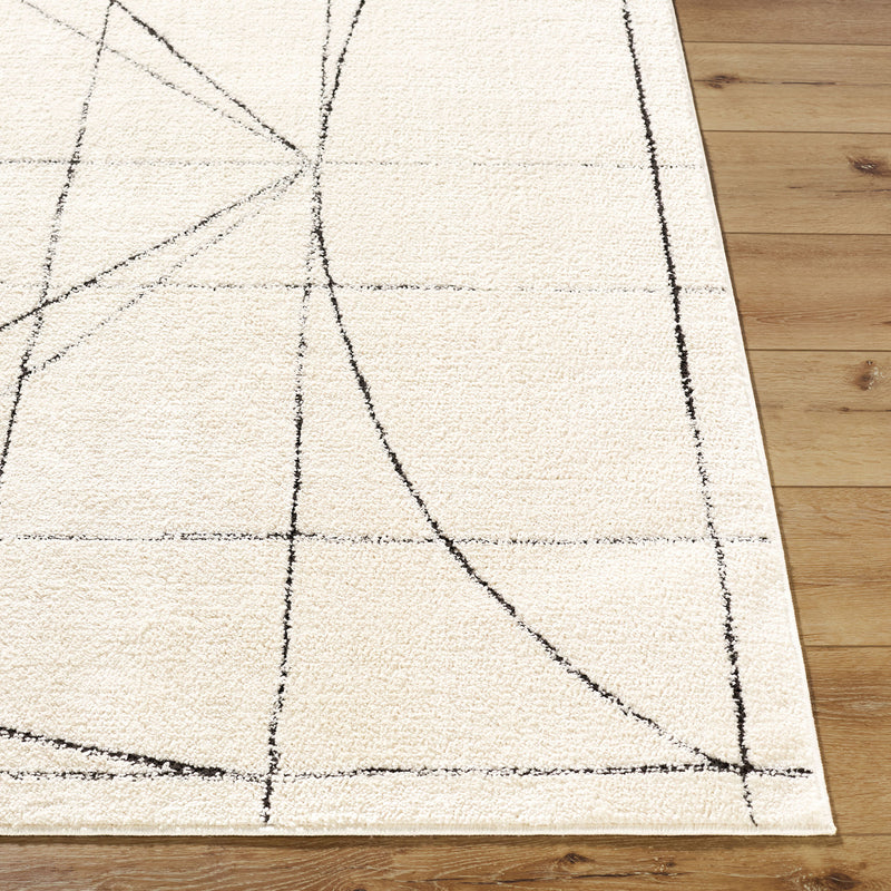 Galey Alix x Livabliss Architect Grid Machine Woven Rug