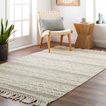 Livabliss Hemingway Beige Hand Woven Rug