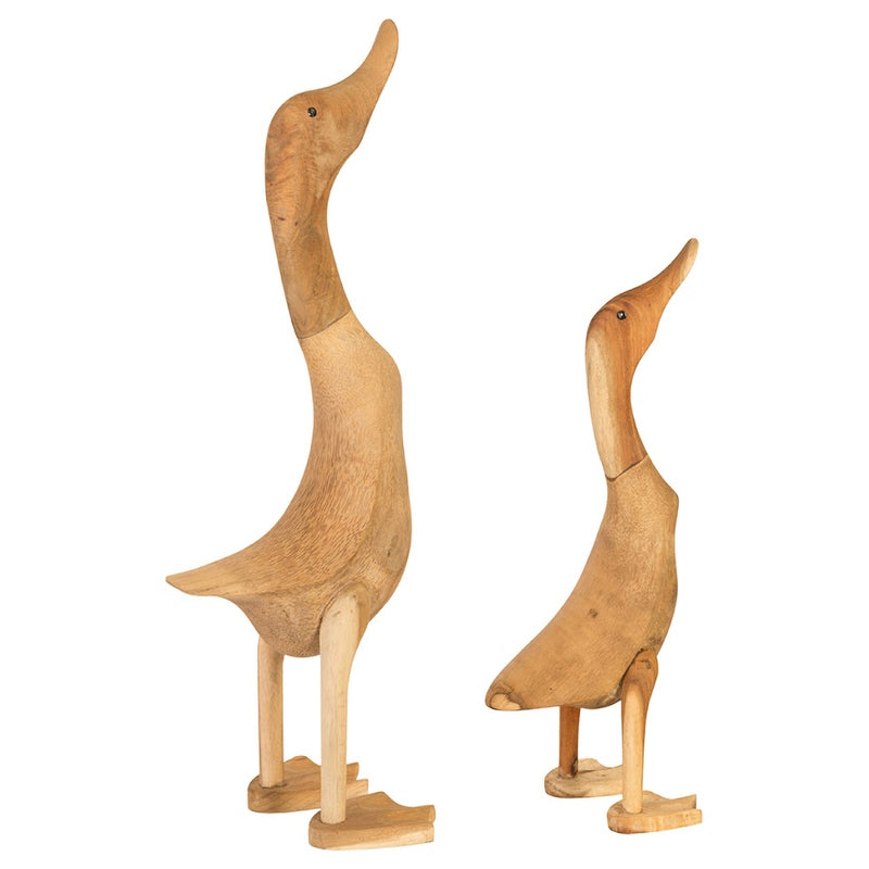 Phillips Collection Wood Duck Statue Set of 2