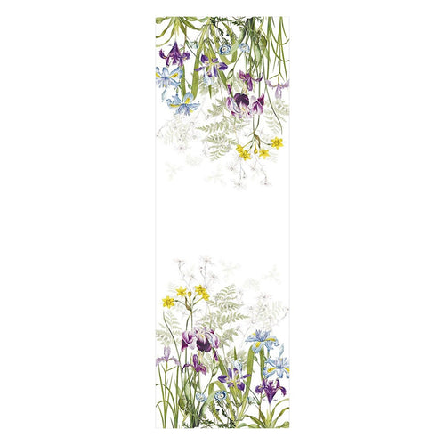 Garnier Thiebaut Iris D'Hiver Blanc Tablerunner