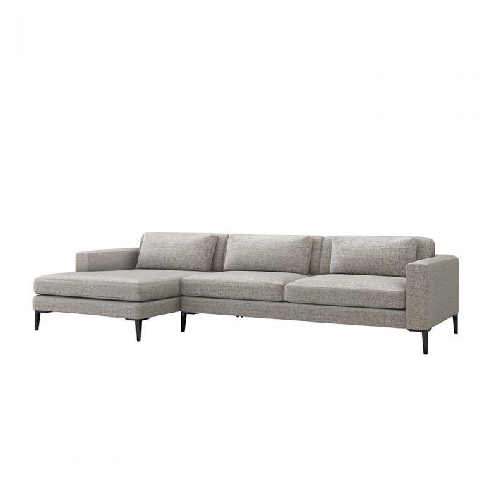 Interlude Home Izzy Left Chaise Sectional Sofa