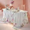 Garnier Thiebaut Jardin Sauvage Blanc Tablecloth