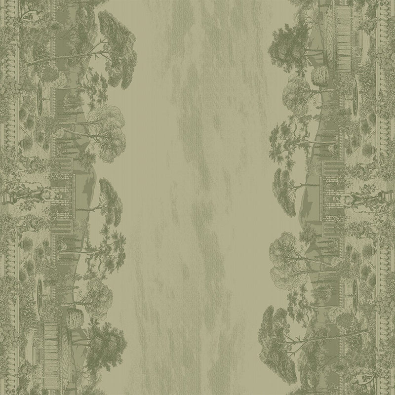 Garnier Thiebaut Jardin Spirituel Olive Jacquard Tablecloth