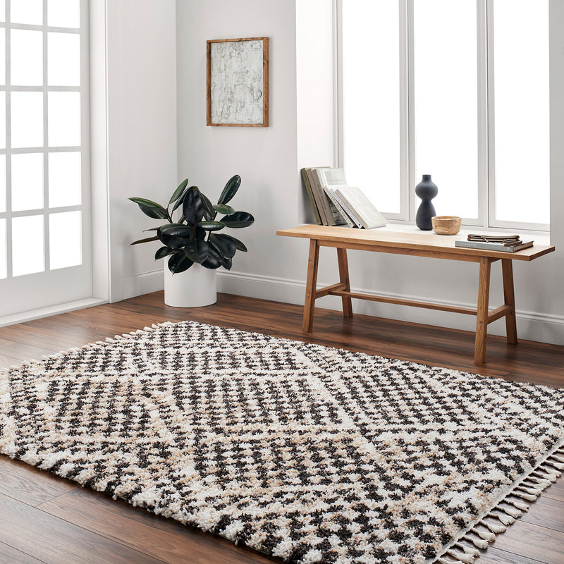 Surya Jakarta Check Machine Woven Rug