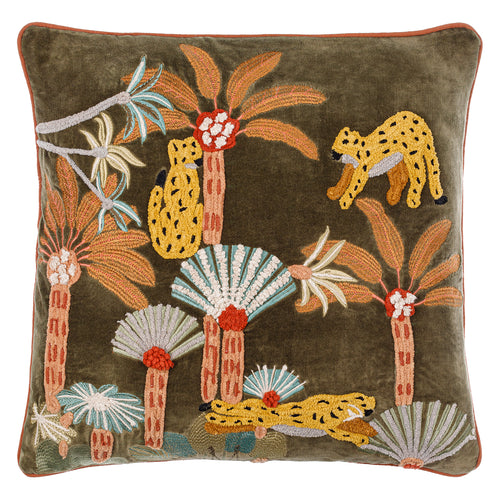 Junglesque Throw Pillow