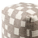 Jacinta Check Pouf