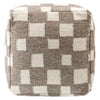 Jacinta Check Pouf