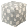 Jacinta Check Pouf