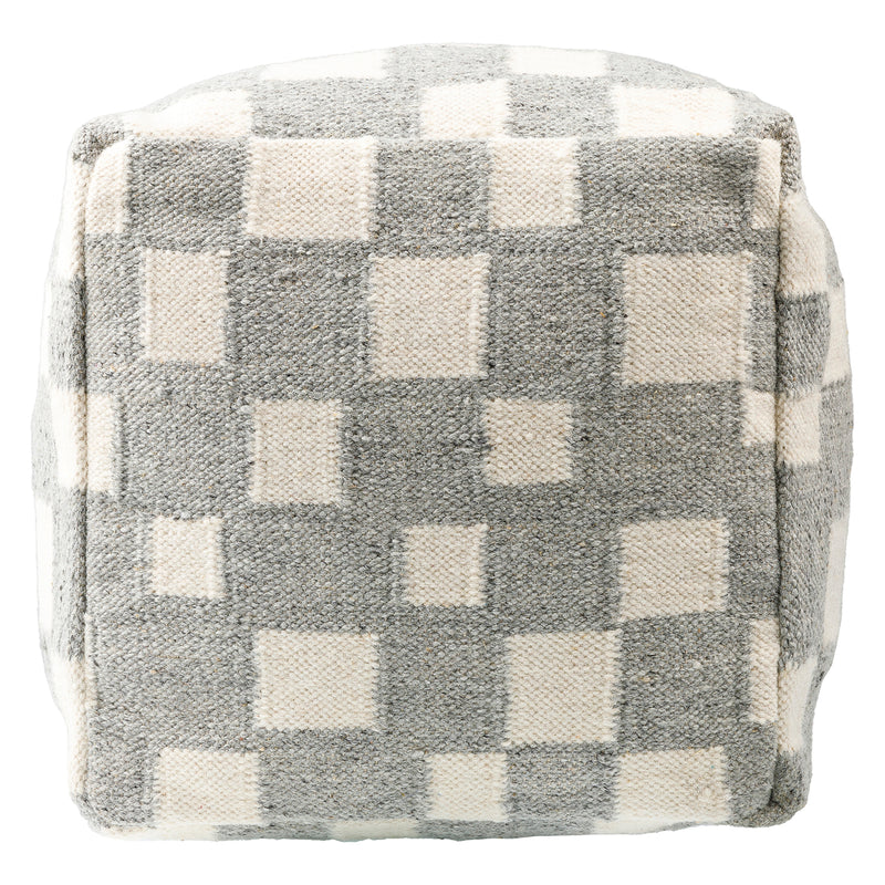 Jacinta Check Pouf