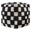 Jacinta Check Pouf