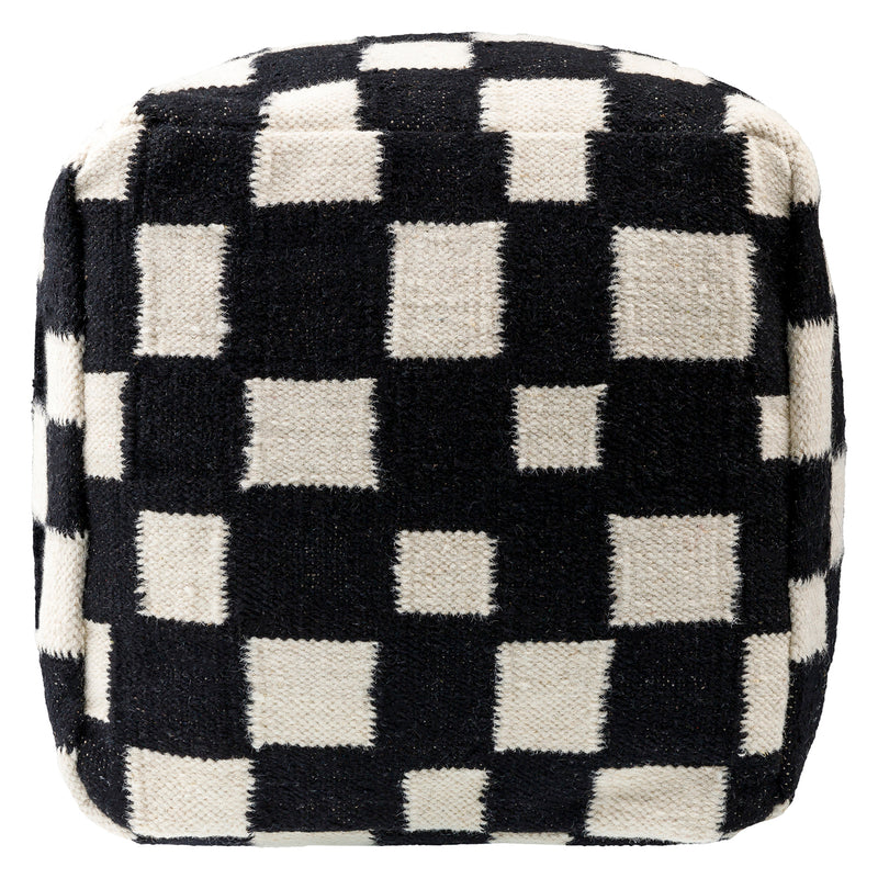 Jacinta Check Pouf