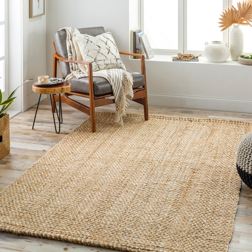 Livabliss Kerala Beige Hand Woven Rug