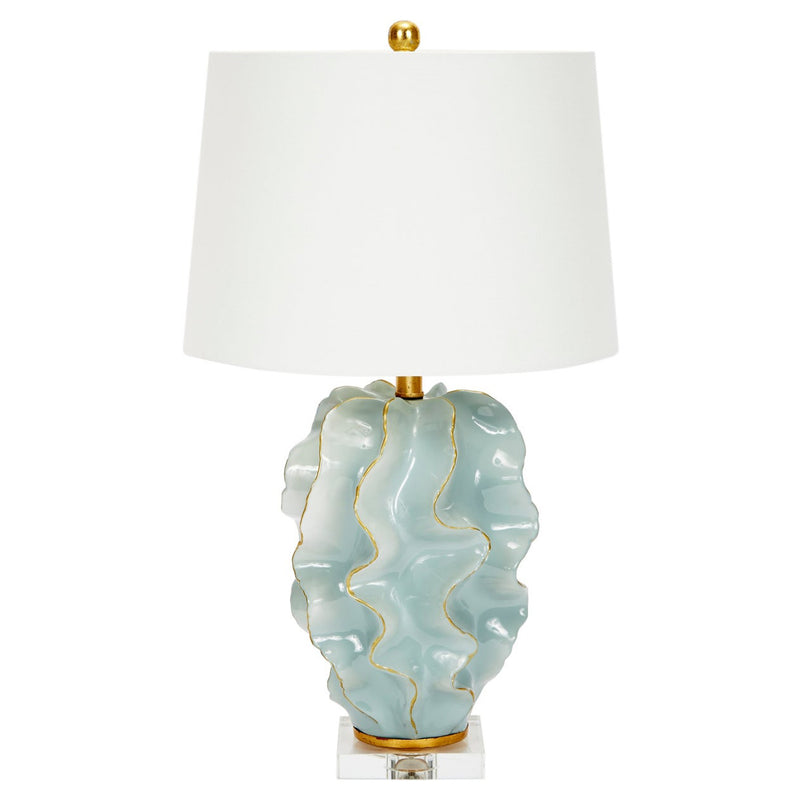 Old World Design Hannah Wave Table Lamp