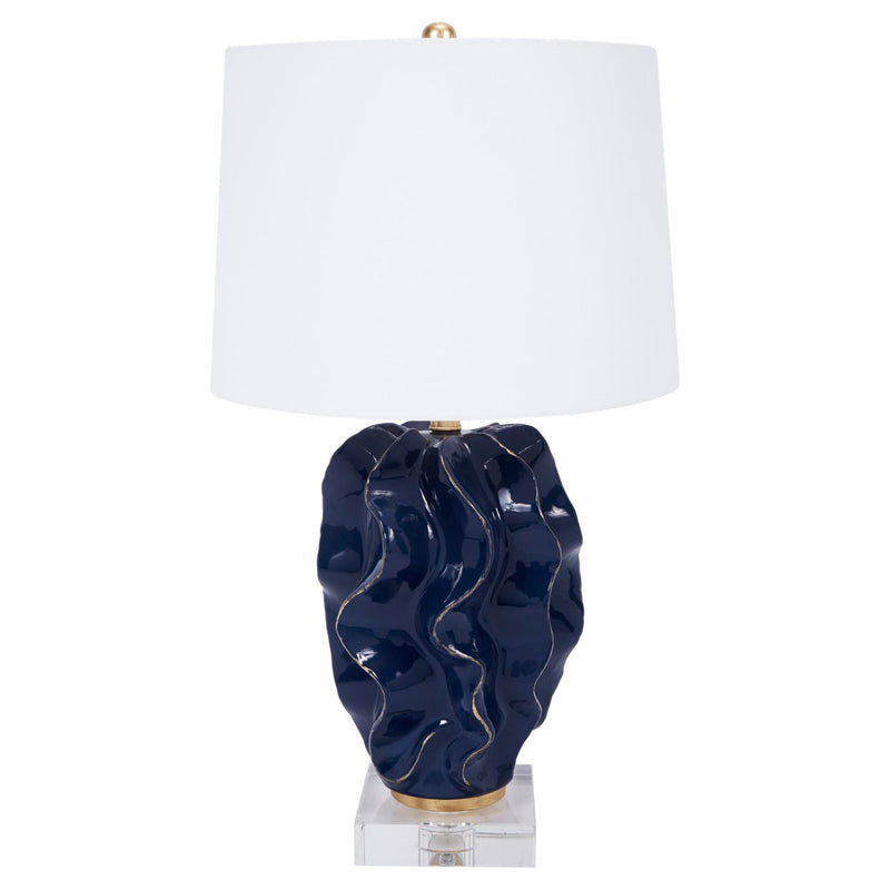 Old World Design Hannah Wave Table Lamp