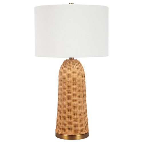 Old World Design Freya Rattan Table Lamp