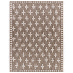 Livabliss Long Beach Cross Indoor/Outdoor Rug