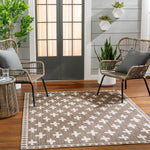 Livabliss Long Beach Cross Indoor/Outdoor Rug