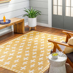 Livabliss Long Beach Cross Indoor/Outdoor Rug