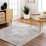 Livabliss Lillian Oatmeal Washable Rug