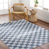 Livabliss Lillian Checker Washable Rug