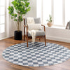 Livabliss Lillian Checker Washable Rug