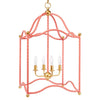 Old World Design Maggie Blush and Gold Lantern