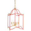 Old World Design Maggie Blush and Gold Lantern