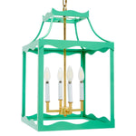 Old World Design Sylvie Sea Green Lantern