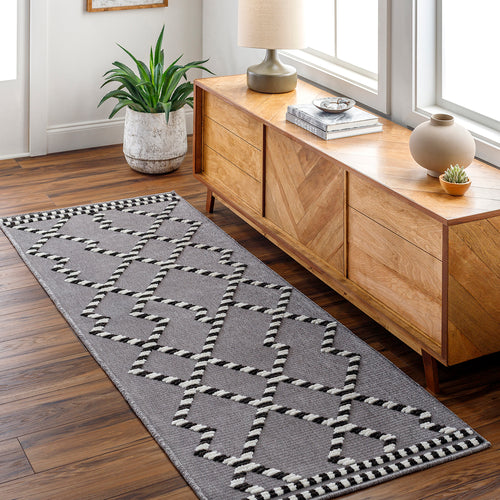 Livabliss Lyna Gray Washable Rug