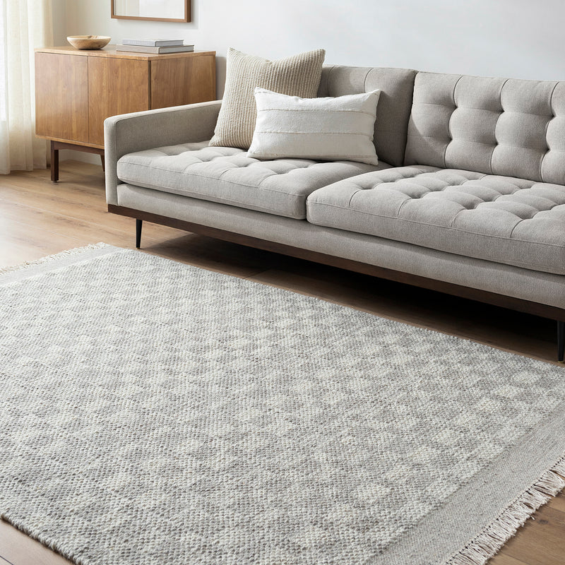 Livabliss Mardin Check Hand Woven Rug