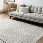 Livabliss Mardin Check Hand Woven Rug