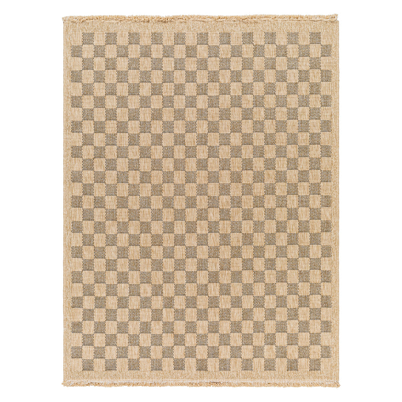 Livabliss Mirage Checker Indoor/Outdoor Rug