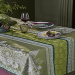 Garnier Thiebaut Mille Botanique Mousse Jacquard Tablecloth