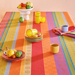 Garnier Thiebaut Mille Broderies Samba Jacquard Tablecloth