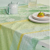 Garnier Thiebaut Mille Lace Amande Jacquard Tablecloth