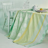 Garnier Thiebaut Mille Lace Amande Jacquard Tablecloth