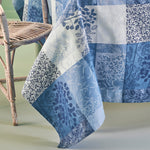 Garnier Thiebaut Mille Rameaux Bleu Jacquard Tablecloth