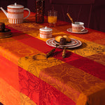 Garnier Thiebaut Mille Senteurs Epices Jacquard Tablecloth