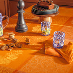 Garnier Thiebaut Mille Tutti Frutti Ocre Jacquard Tablecloth