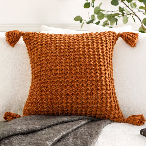 Makrome Zig Zag Throw Pillow