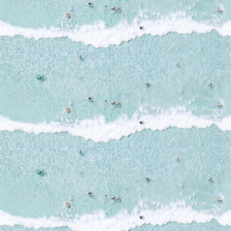 Mitchell Black x Gray Malin Ocean Swimmers Wallpaper