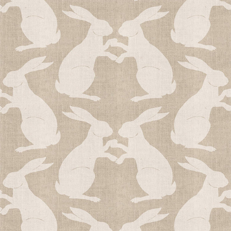 Mitchell Black Paper Rabbits Wallpaper