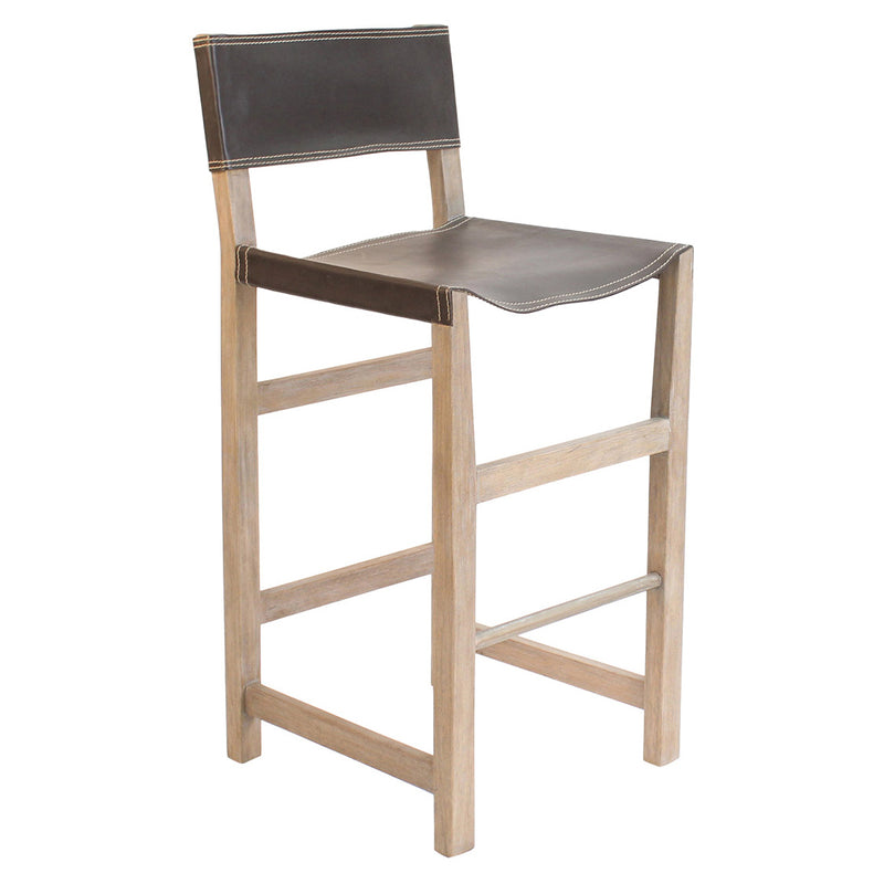 Peninsula Home Taura Single Back Counter Stool Set of 2