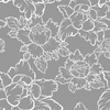 Mitchell Black Peony Wallpaper