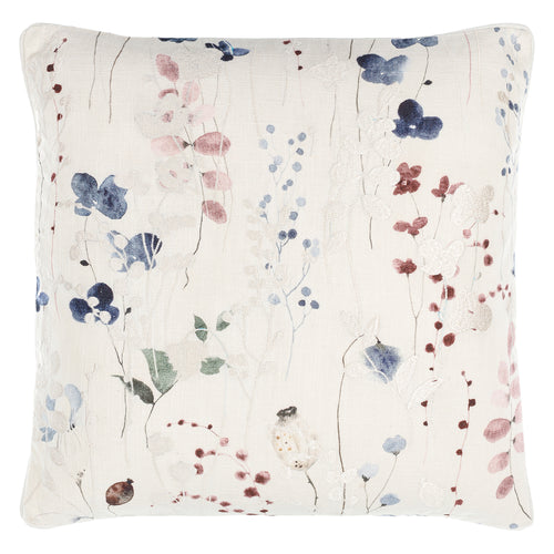 Painterly Floral Throw Pillow