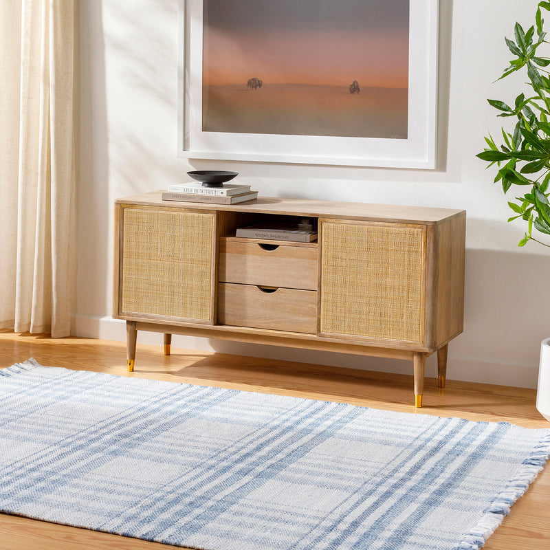 Livabliss Primrose Squares Hand Woven Rug