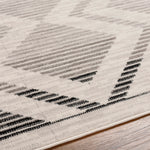 Livabliss Pisa Gray Machine Woven Rug