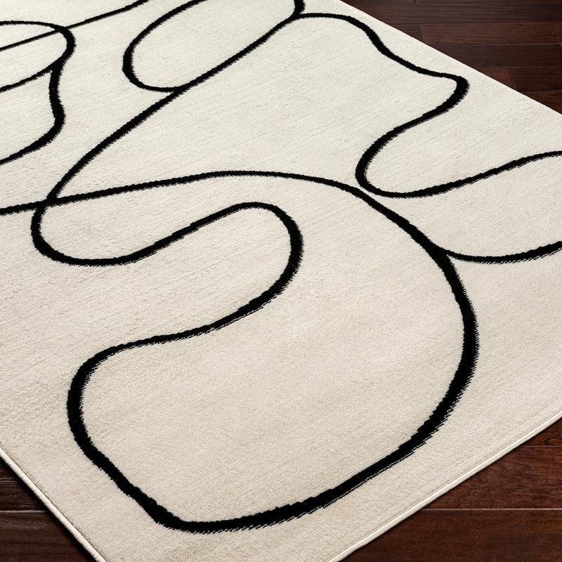 Livabliss Pisa Scribble Machine Woven Rug